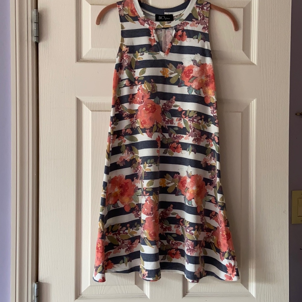 Striped Flower Dress